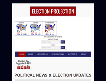 Tablet Screenshot of electionprojection.com